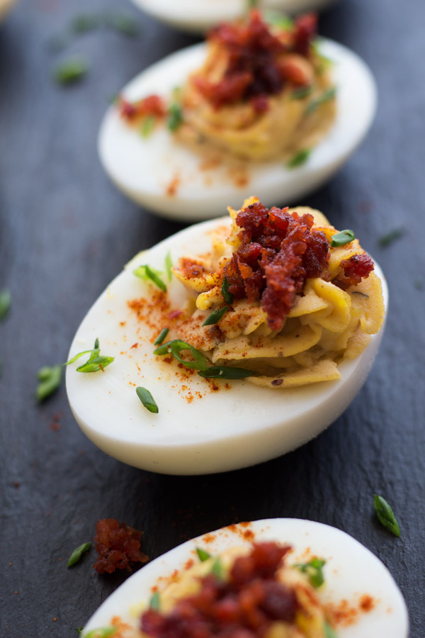 Chipotle-Deviled-Eggs-with-Chorizo | www.butterandthings.com