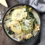 Spinach-Tortellini-Soup